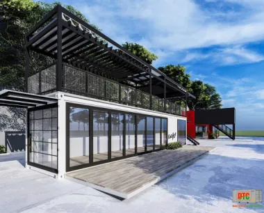 Nhà container 2 tầng
