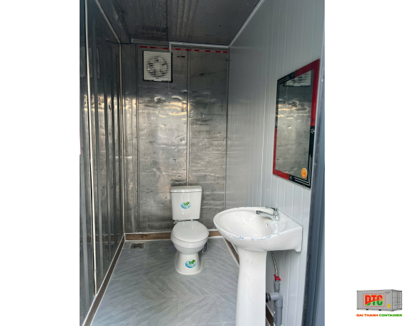 Container văn phòng 20 feet có toilet